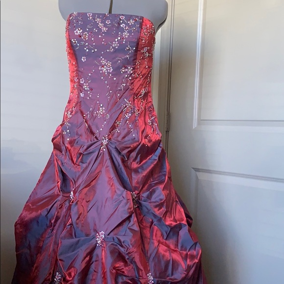 cherry blossom ball gown